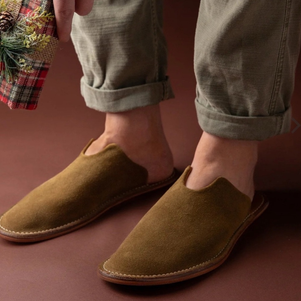 WP Standard Mr Grumpy slipper olive suede MXL - Picture 6 of 8